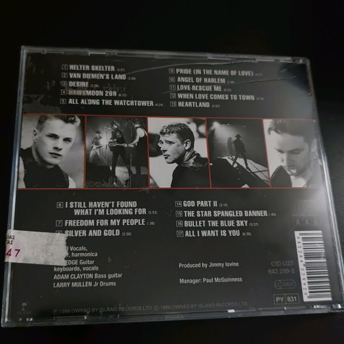 U2 Rattle And Hum CD like new, authentic Island Records edition