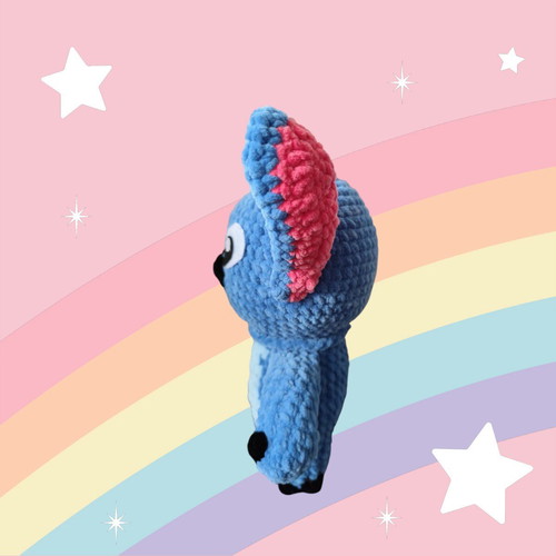 Stitch new plush yarn doll, 27 cm