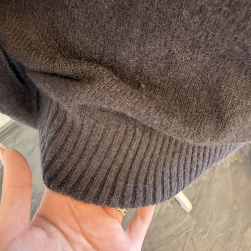 Massimo Dutti Mens Cashmere Sweater like new, black, size L