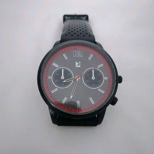 MVMT Powerlane men's watch like new with chronograph and black rubber strap