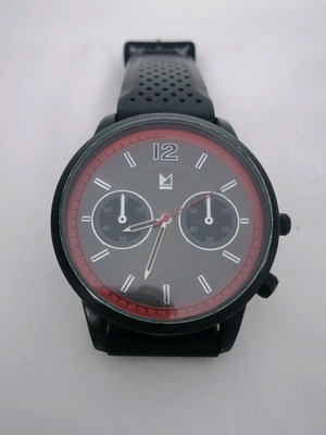 MVMT Powerlane men's watch like new with chronograph and black rubber strap