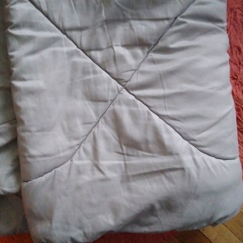 Semi-double quilts new, gray color, set of 2 pieces