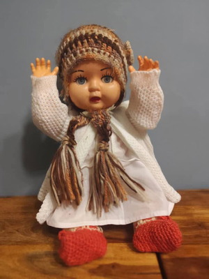 Vintage doll large size 60 centimeters like new