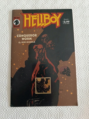 Hellboy Conqueror Worm #3 Dark Horse Comics 2001 like new
