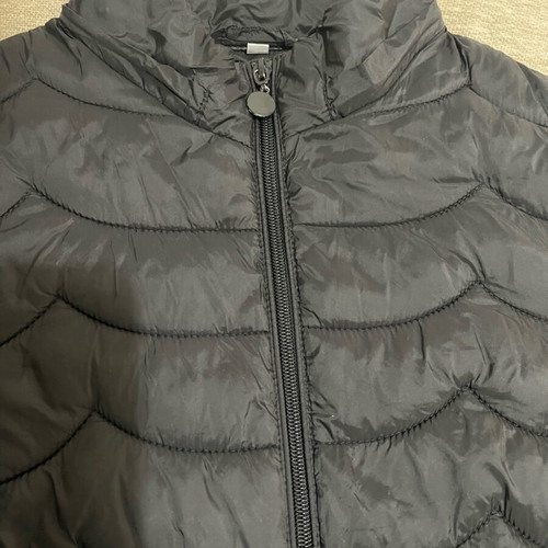 Black lightweight puffer jacket Jump&Fish size L like new