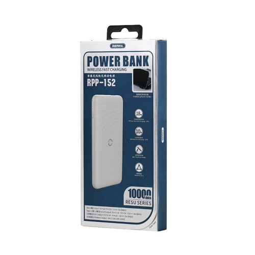 Remax RPP-152 Power Bank 10000mAh with Wireless Fast Charging new