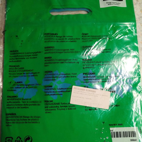 Ikea bags new, pack of 10 pieces