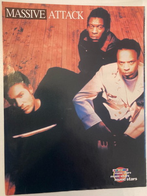 Massive Attack Insert Poster from Abisorama Magazine In good condition Price 5 Euro