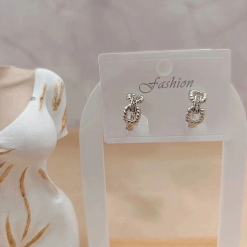 Silver earrings new 2cm