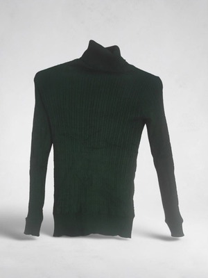 Dark green turtleneck shirt new, small