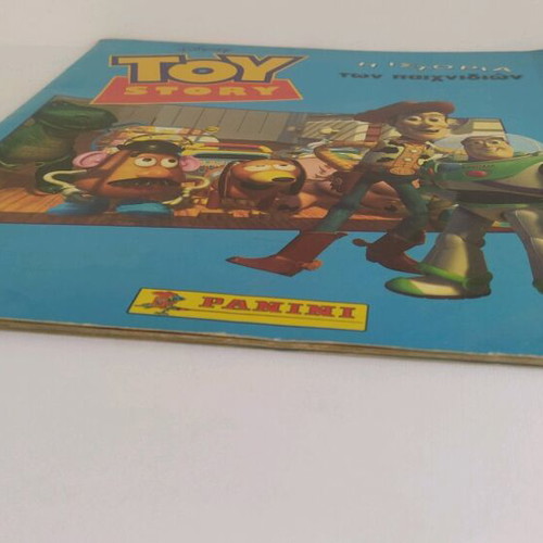 Toy Story album Panini μεταχειρισμένο με 10 αυτοκόλλητα