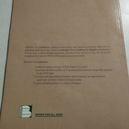 Getting to Cambridge Teacher's Book 1 new, Pre-FCE and FCE level