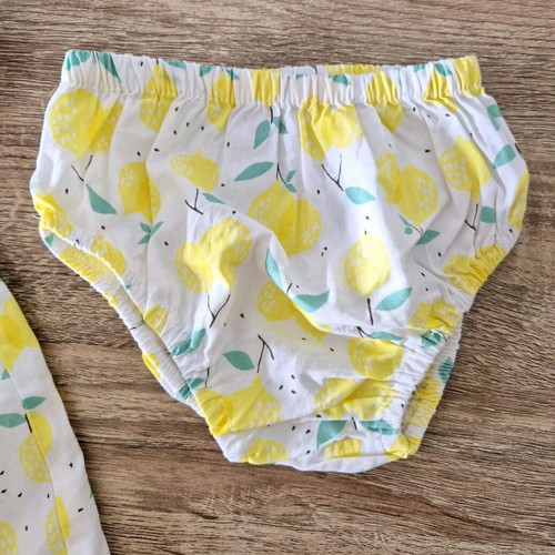 Minoti baby dress like new with lemons size 3-9 months