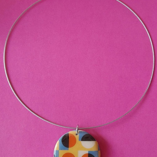 M-art S-tudio handmade necklace new, multicolored