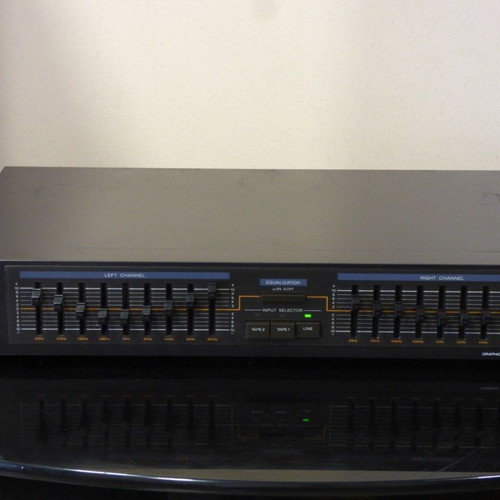 Sony SEQ-210 Stereo Graphic Equalizer used, vintage Hi-Fi