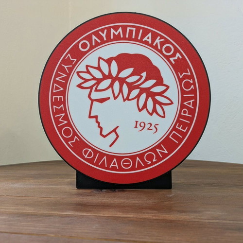 Olympiakos 3D light with USB and switch, new