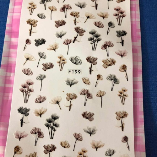 3D Nail Stickers like new