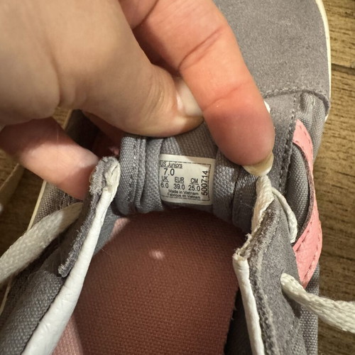Vans shoes like new, gray and pink, size 39, athletic style
