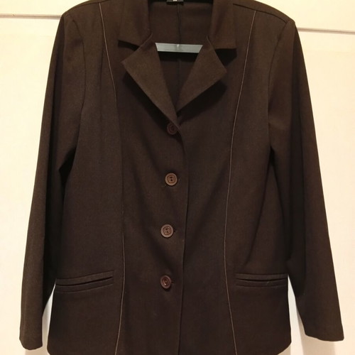 Brown jacket size 48 like new