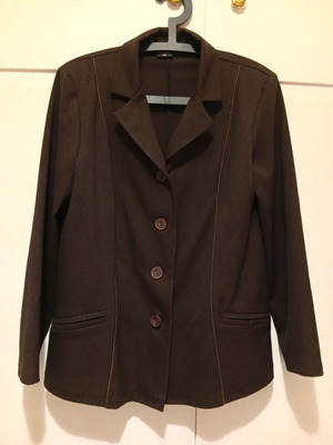 Brown jacket size 48 like new