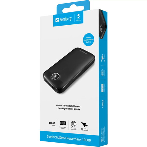 Sandberg SemiSolidState Powerbank 10000