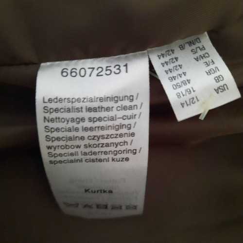 Ulla Popken Suede Leather Jacket like new, brown, size XL