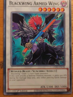 Blackwing Armed Wing Yu-Gi-Oh card new L5DD