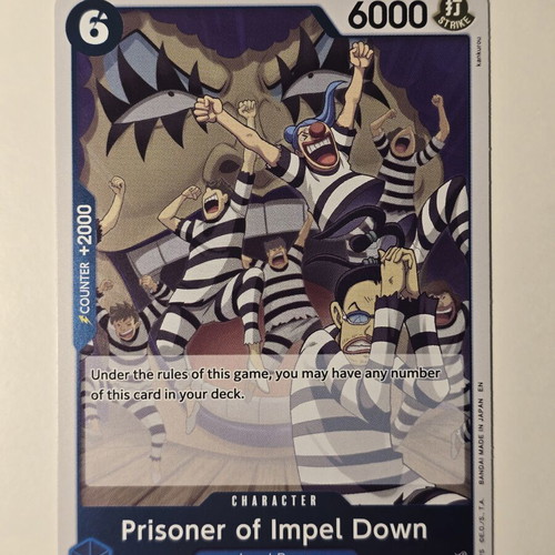 Prisoner of Impel Down One Piece Card Game OP16-042 Rare like new