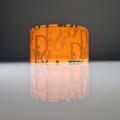 Dior foldable bracelet neon orange used