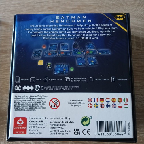 Shuffle Batman Henchmen card game new