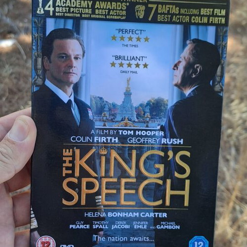 The King's Speech DVD like new, social drama with English subtitles