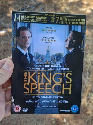 The King's Speech DVD σαν καινούριο, κοινωνική ταινία με αγγλικούς υπότιτλους