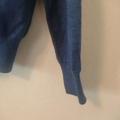 Mercedes Benz 100% merino wool sweater like new, size S/M, blue gray