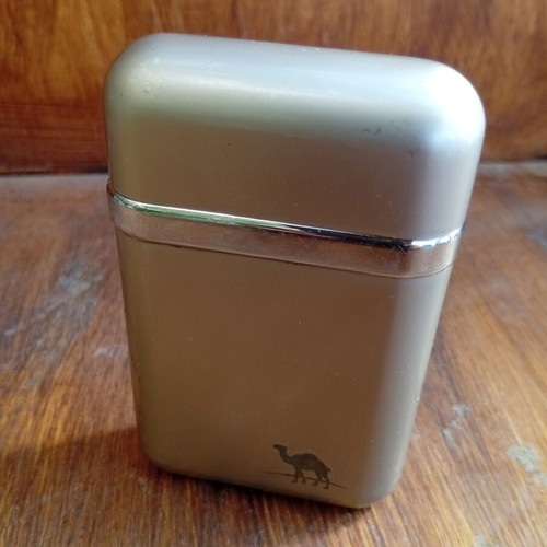 Camel tabletop lighter used, vintage promotional collectible