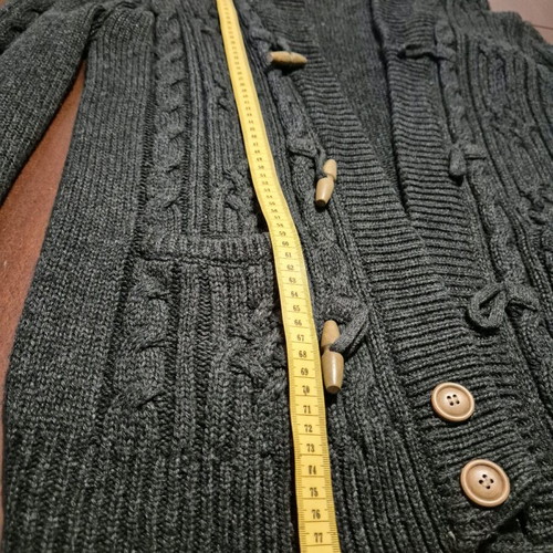 Pull & Bear wool cardigan gray size L like new
