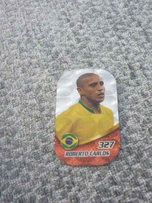 Roberto Carlos Brazil Football Collectible Metal Tag used #327