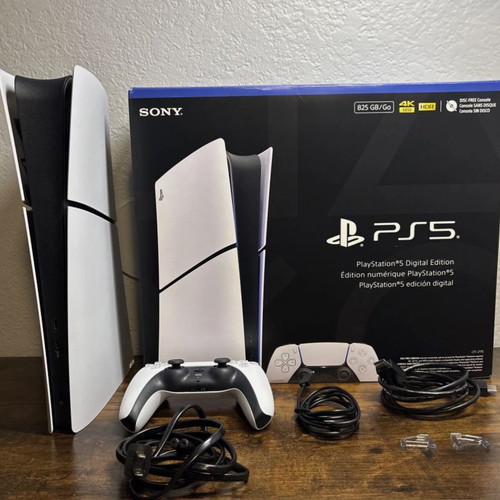 Sony PS5 PlayStation 5 Digital Edition 825GB CFI-2115 4K HDR console