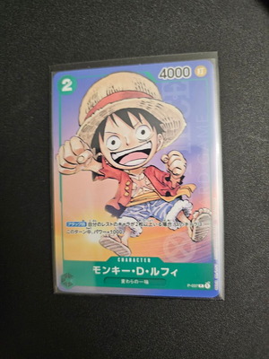 One Piece Card Game Monkey.D. Luffy P-037 Japanese new