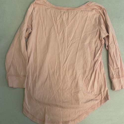 Blouse used pink with 3/4 sleeves size M