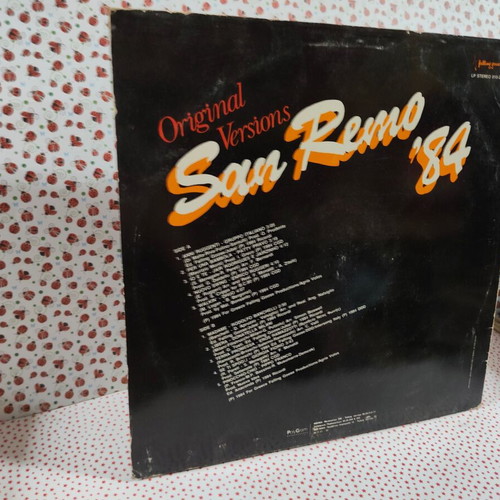 San Remo '84 vinyl record used, pop