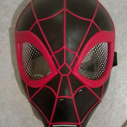 Spiderman Miles mask, lightweight plastic
