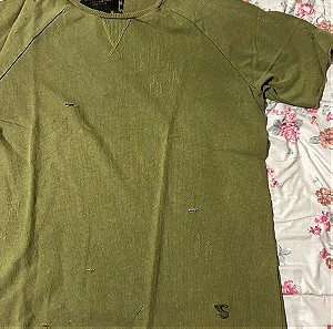 Ανδρική μπλούζα χακί STAFF
