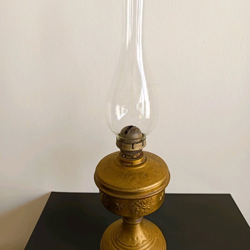Brass lamp used, vintage