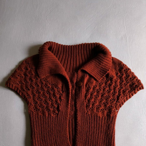 Knitted handmade cardigan like new, size S