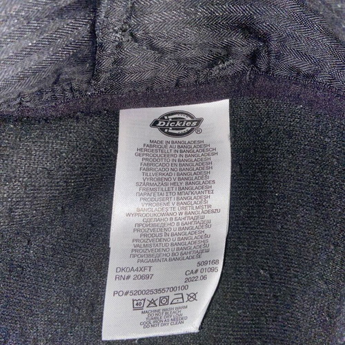 Dickies fleece jacket like new, size XL, black
