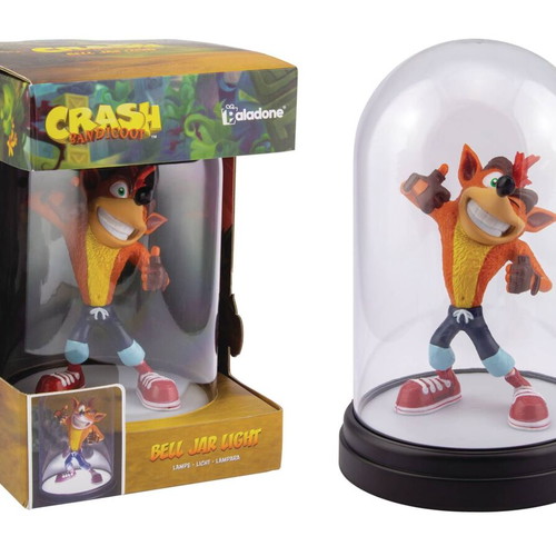 Crash Bandicoot Bell Jar Light Paladone table lamp new