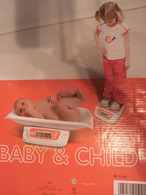 Medel Mebby Baby & Child 2 ψηφιακός βρεφοζυγός καινούργιος με αποσπώμενο δίσκο