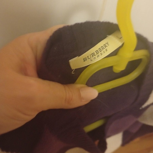 Burberry purple sweater, size S
