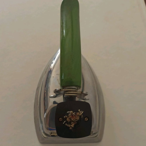 Antique mini electric iron AEG used