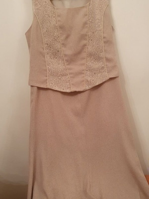 Women's set used, size L, beige